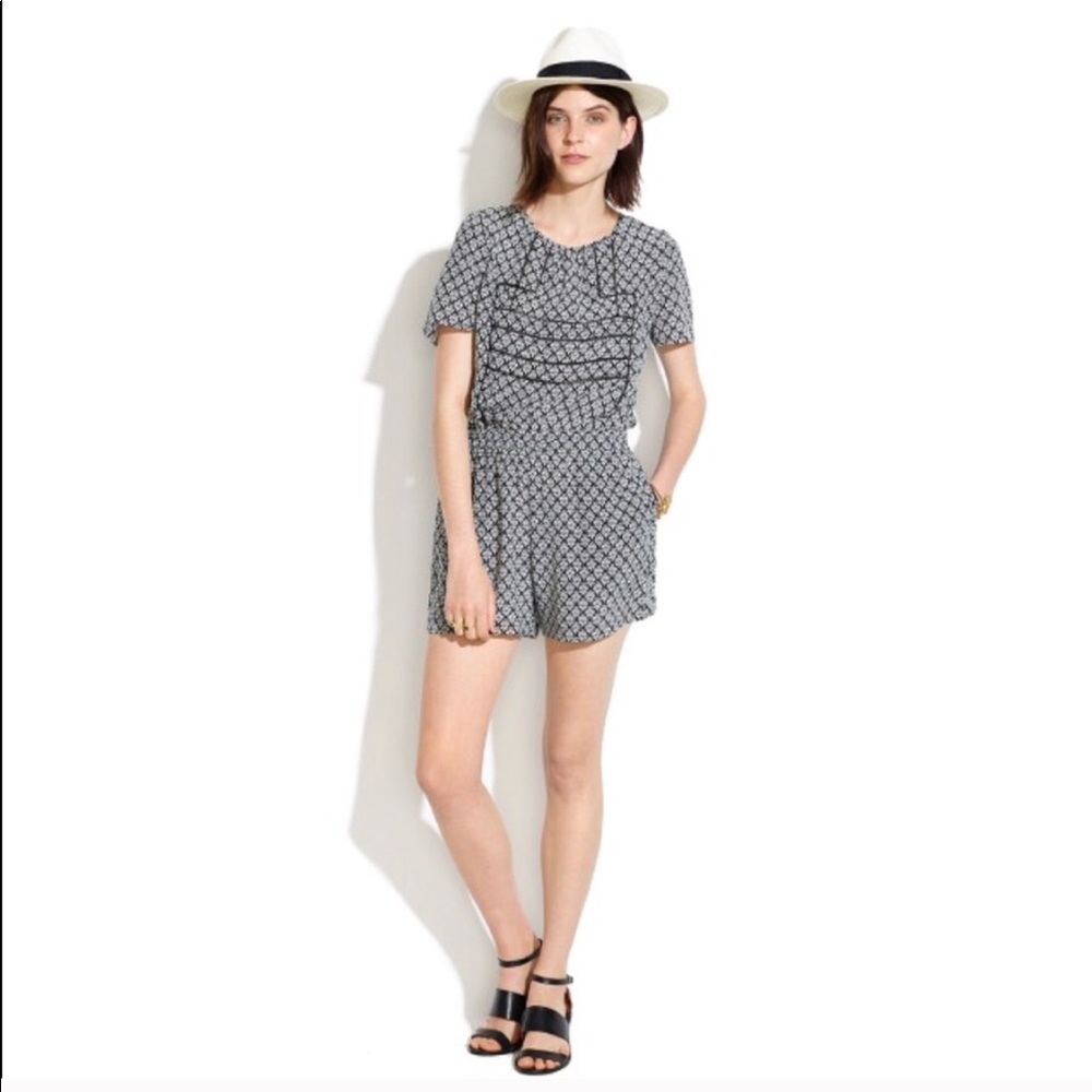 Madewell Silk Voyageur Romper